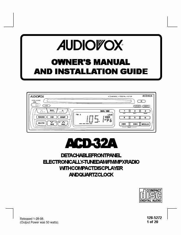 Audiovox Car Stereo System ACD-32A-page_pdf